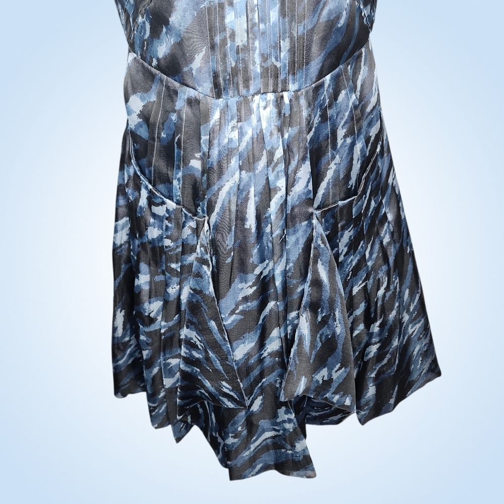 BCBGMAXAZRIA Black & Blue Dress - 4 - Picture 3 of 10